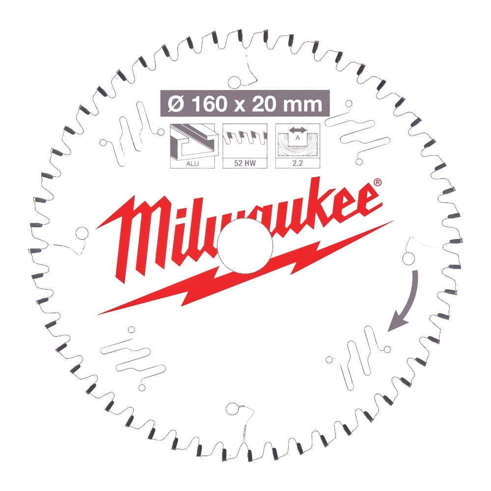 Tarcza pilarska Alu160x20x2,2x52TF 4932471292 - techniktools