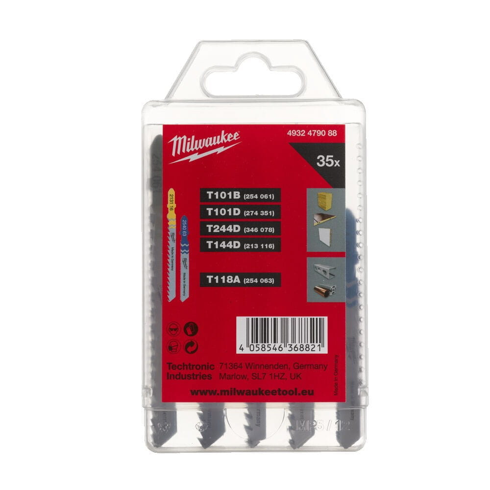 Zestaw brzeszczotów do wyrzynarki 35 szt 4932479088 - techniktools