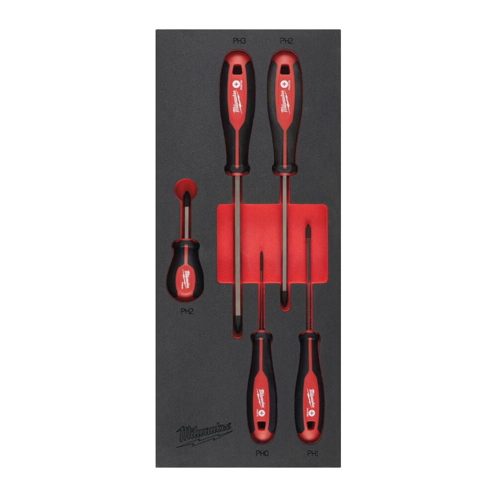 Screwdriver PH Set Foam Insert 5pc 4932492393 - techniktools