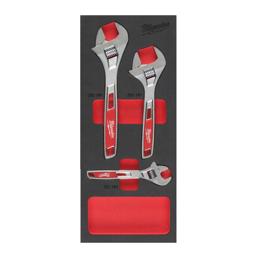 Wkładka piankowa z kluczami nastawnymi 4932492397 - techniktools