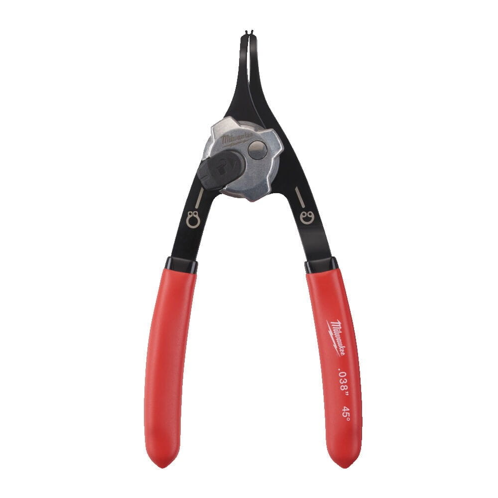 Szczypce do pierścieni Segera 45°, 0,9mm 4932492488 - techniktools