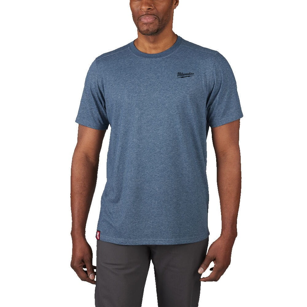 Rozm S T-shirt z krótkim rękawem nieb 4932492973 - techniktools