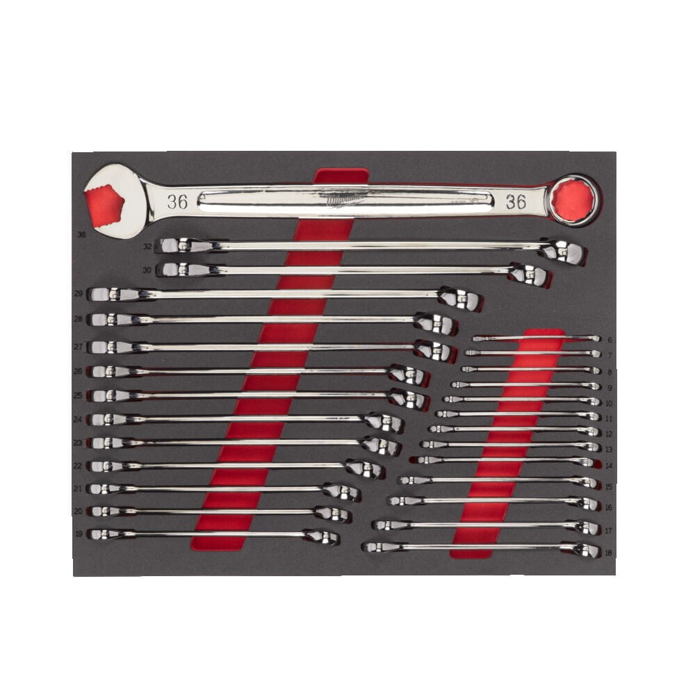 Wkładka z kluczami płaskooczkowymi 27 szt. 4932493247 - techniktools