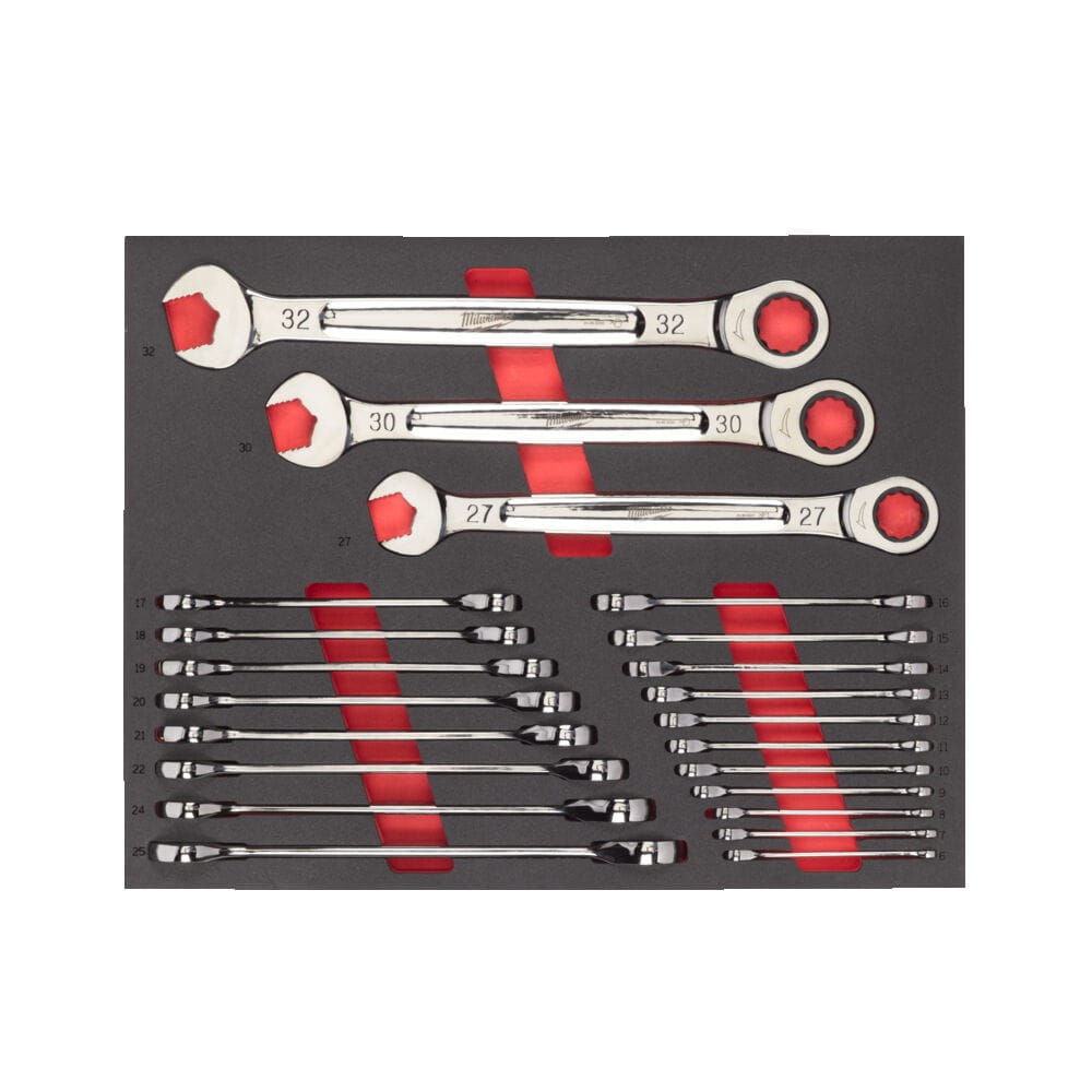 Wkładka z klucz płaskooczk z grze 22 szt. 4932493248 - techniktools
