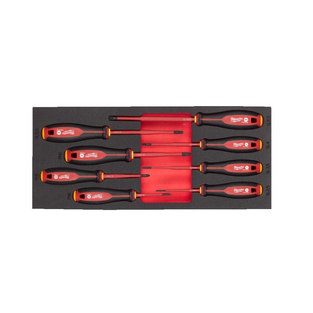 Wkładka piankowa z wkrętakami VDE 4932493249 - techniktools