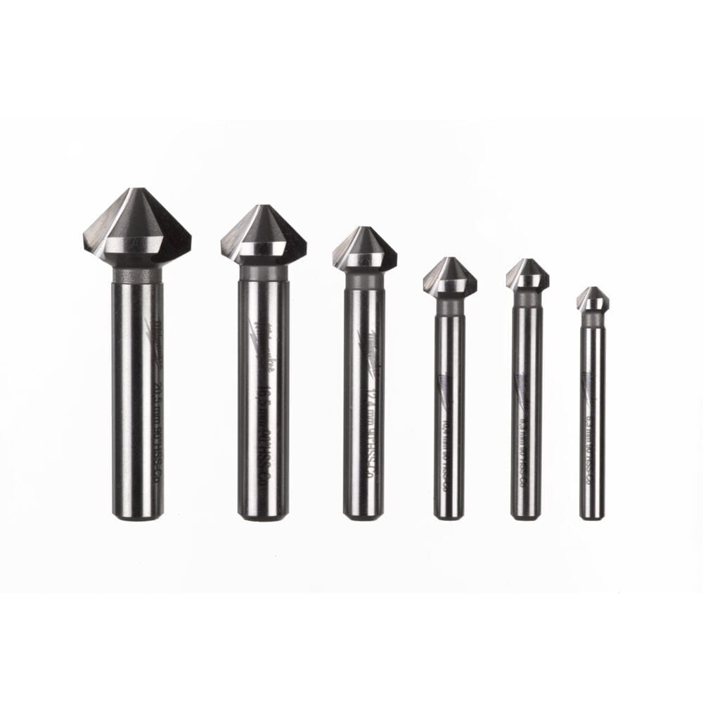Pogłębiacze stożkowe HSS z kobaltem 6szt 4932493575 - techniktools