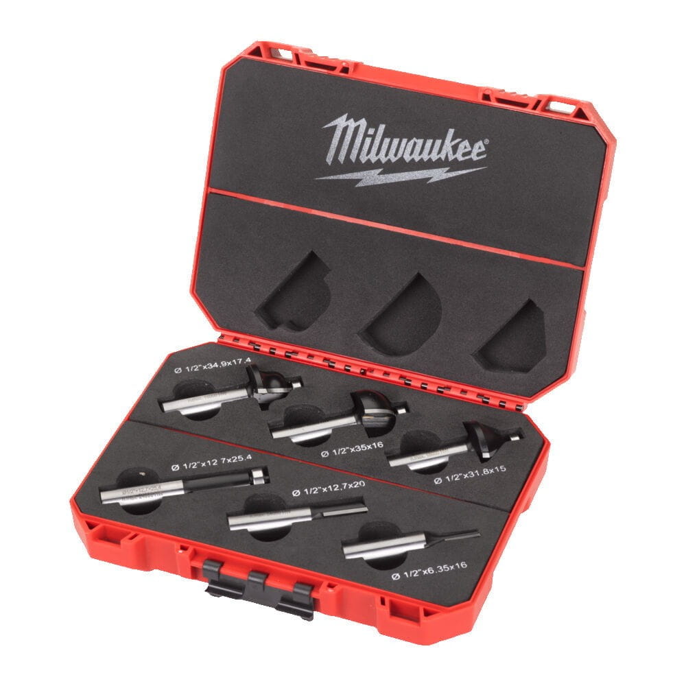 Zestaw frezów do drewna 12,7mm 6 szt. 4932493579 - techniktools