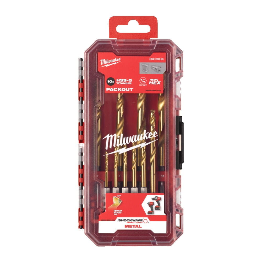 Wiertło udar do metalu HSS-G Tin 10szt 4932493865 - techniktools