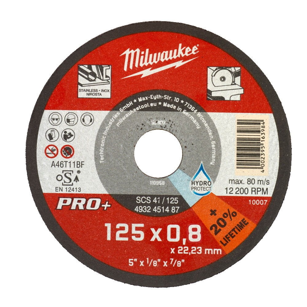 Cienka tarcza do metalu SCS42Pro+125x0,8 4932498201 - techniktools