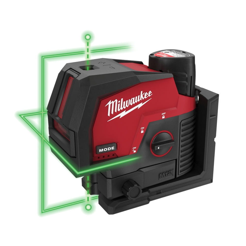 M12 Laser zielony krzyżowy liniowo-punktowy 4933478100 - techniktools
