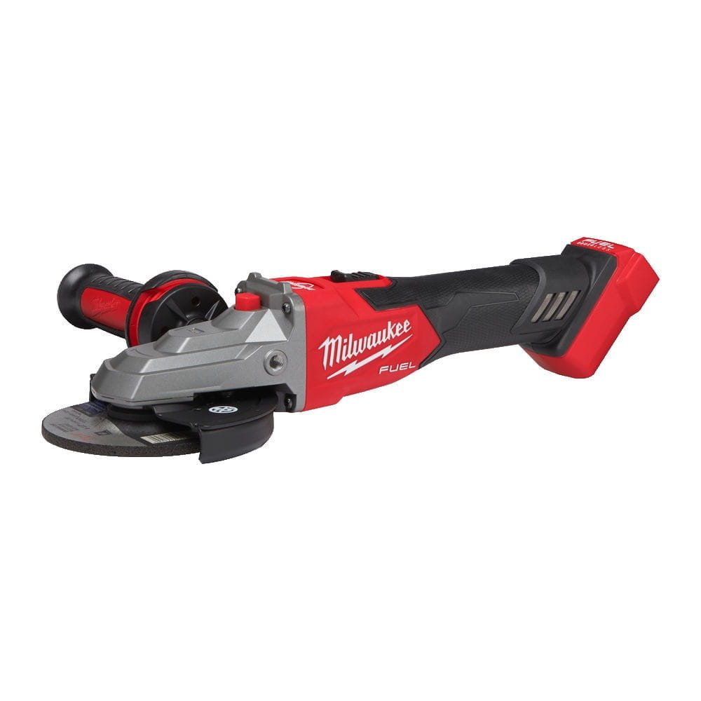 M18 FUEL 125 mm szlifierka kątowa z płaską głowicą, hamulcem i włącznikiem suwakowym 4933478438 - techniktools